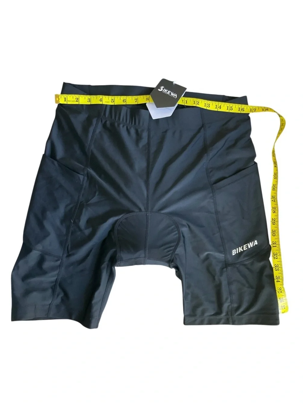 NWT BIKEWA Men’s Padded Cycling Shorts - Blue - Size 2XL - High Elasticity